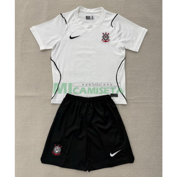 Camiseta Corinthians Primera Equipación 2026/2027 Blanco Niño Kit