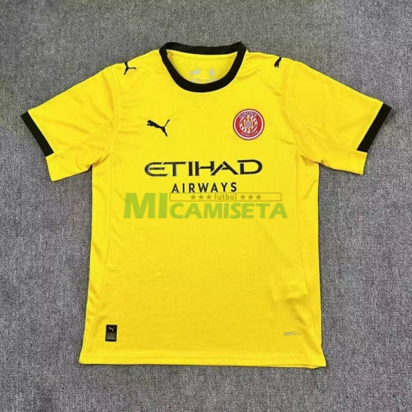 Camiseta Girona Segunda Equipación 2025/2026 Amarillo