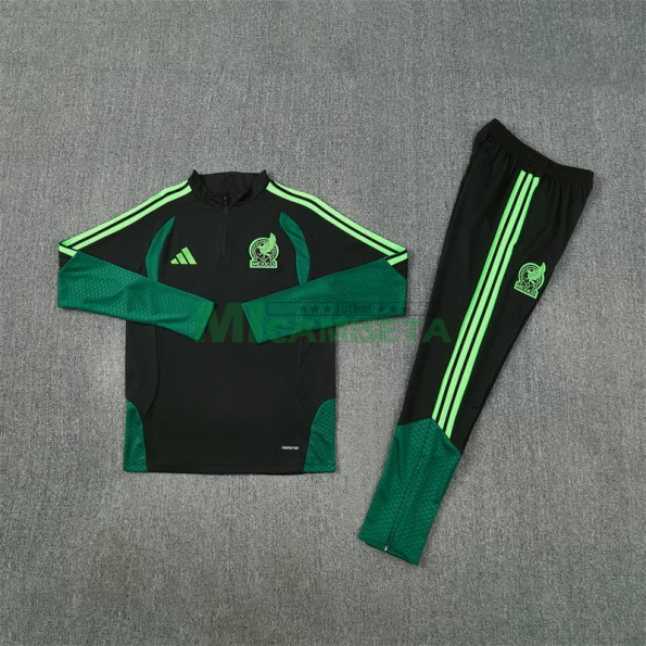 Sudadera de Entrenamiento México 2026 Kit Negro/Verde