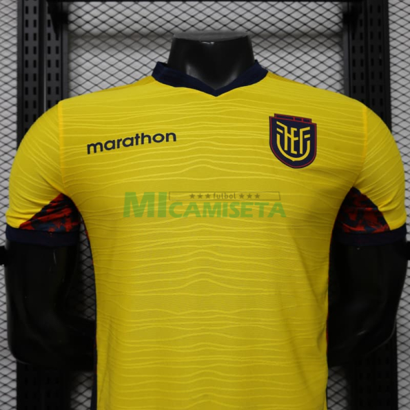 Camiseta Ecuador Primera Equipación Mundial 2026 Amarillo (EDICIÓN JUGADOR)