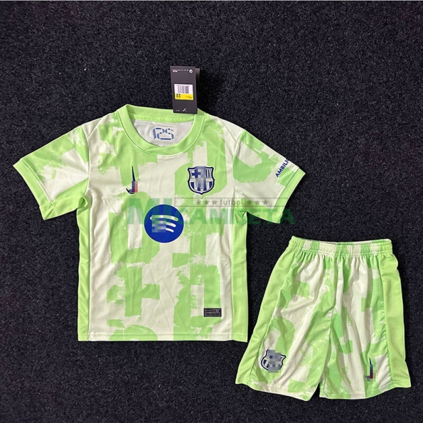 Camiseta Barcelona Tercera Equipación 2024/25 Niño Kit