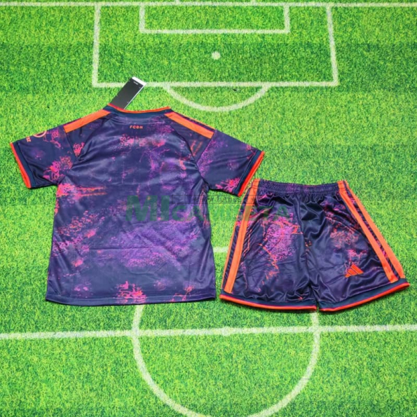 Camiseta Bayern Múnich Tercera Equipación 2026/2027 Morado Niño Kit