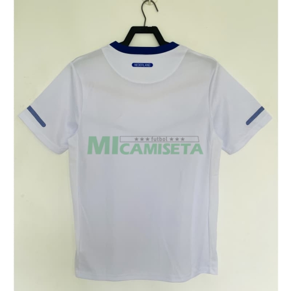 Camiseta Holanda Segunda Equipación Retro 2010 Blanco