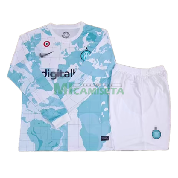 Camiseta Inter de Milan Segunda Equipación 2022/2023 Kit ML