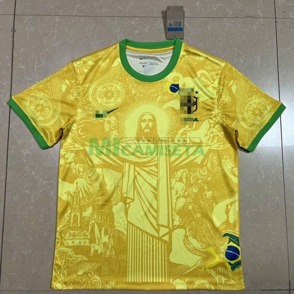 Camiseta Brasil 2024 Especial Edición Amarillo