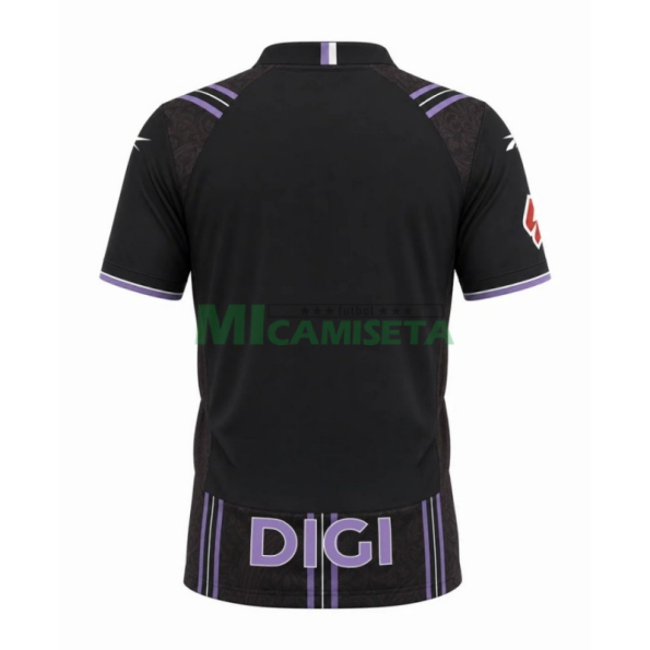 Camiseta Real Valladolid Segunda Equipación 2026/2027 Negro con Parche La Liga