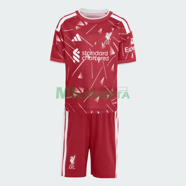 Camiseta Liverpool Primera Equipación 2026/2027 Rojo Niño Kit
