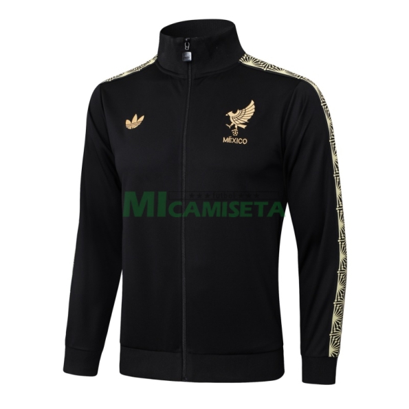 Chaqueta México 2025/2026 Retro Negro/Dorado