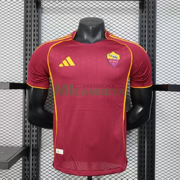 Camiseta AS Roma Primera Equipación 2025/2026 Rojo (EDICIÓN JUGADOR)