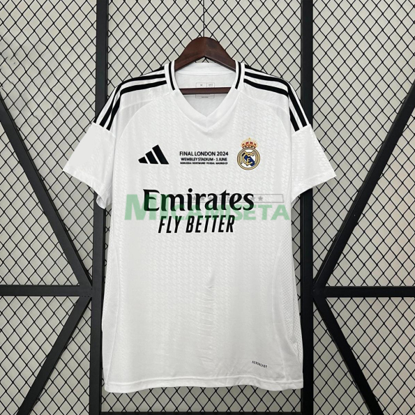 Camiseta Real Madrid Primera Equipación 2024/2025 UCL Final Blanco