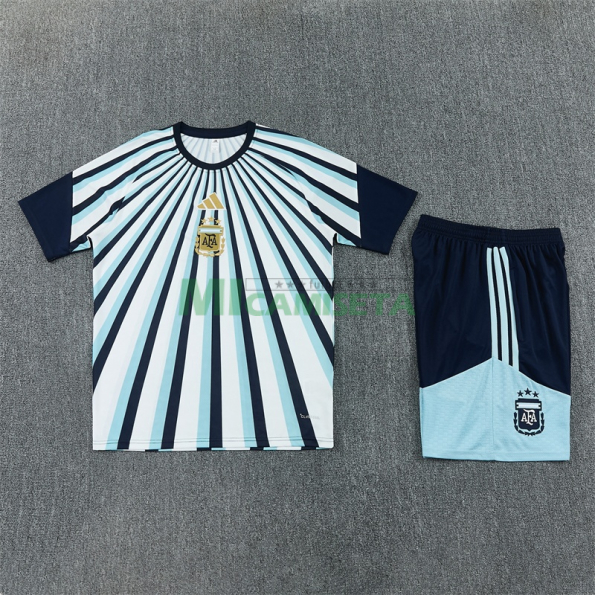 Camiseta Argentina 2026 Pre-Match Azul/Blanco