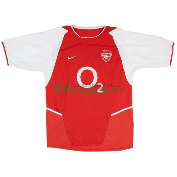 Camiseta BERGKAMP 10 Arsenal Primera Equipación Retro 2003/04