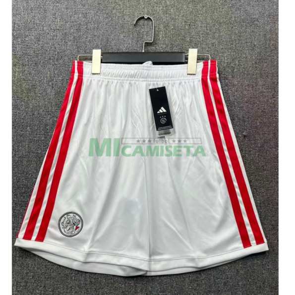 Pantalón Corto Ajax Primera Equipación 2026/2027 Blanco