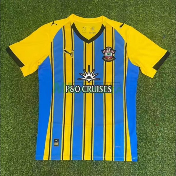 Camiseta Southampton Segunda Equipación 2025/2026 Amarillo/Azul