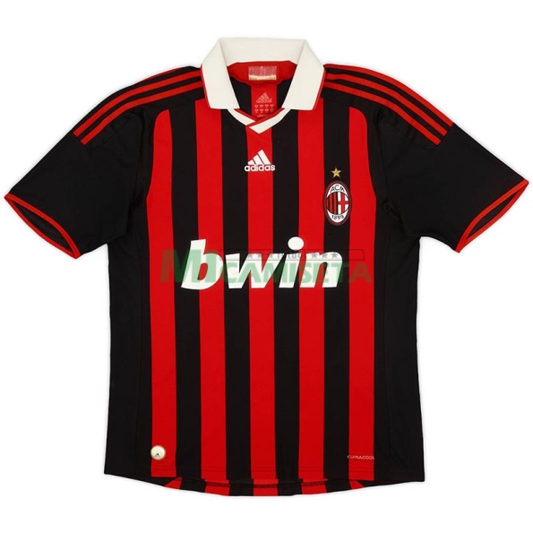Camiseta RONALDINHO 80 AC Milan Primera Equipación Retro 2009/10