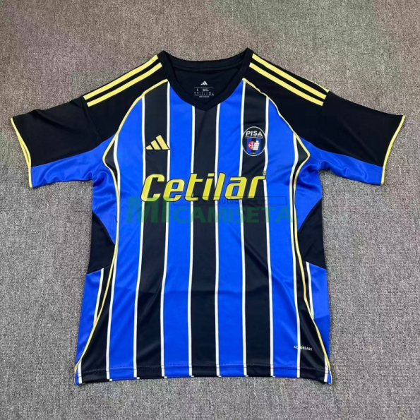 Camiseta Pisa Primera Equipación 2025/2026 Azul/Negro
