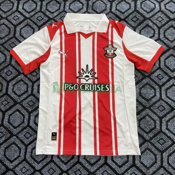 Camiseta Southampton Primera Equipación 2025/2026 Rojo/Blanco