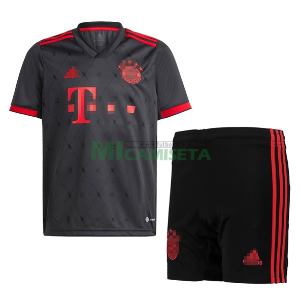 Camiseta Bayern Múnich Tercera Equipación 2022/2023 Niño Kit