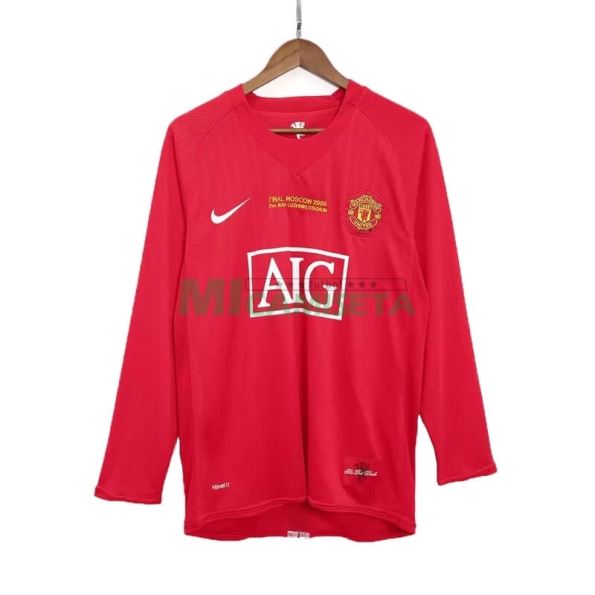 Camiseta RONALDO 7 Manchester United Primera Equipación Retro 2007/08 ML