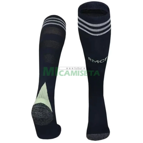 Camiseta Real Madrid Segunda Equipación 2025/2026 Azul Marino Niño Kit con Parche HP
