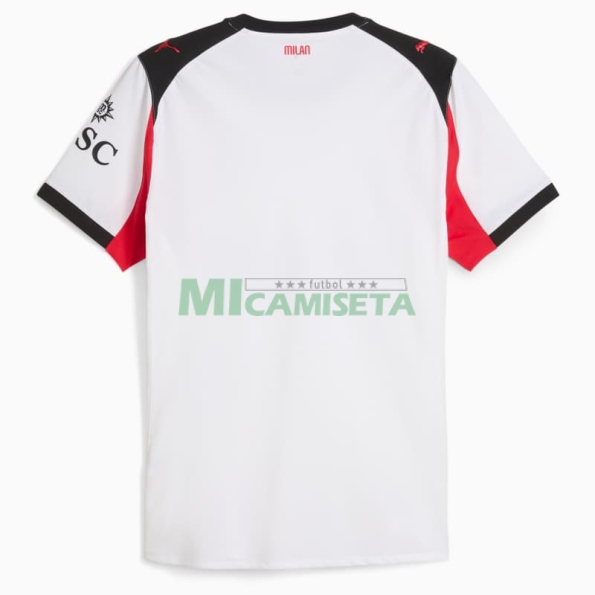 Camiseta AC Milan Segunda Equipación 2025/2026 Blanco