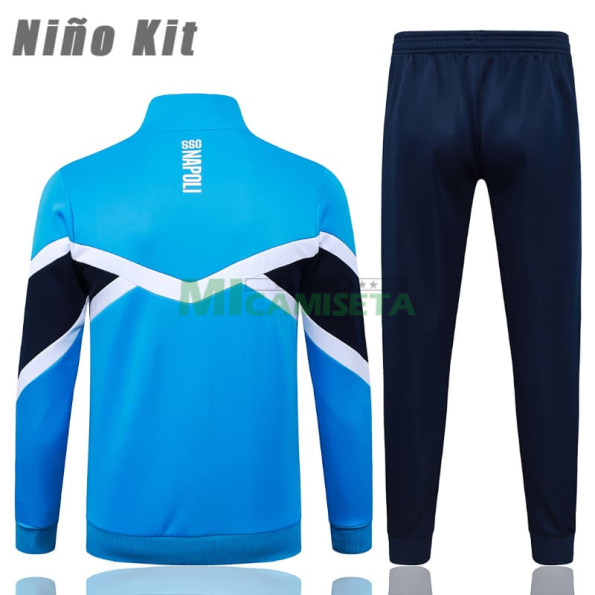 Chandal Napoli 2025/2026 Niño Azul/Negro