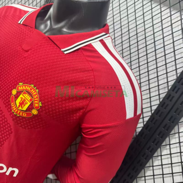 Camiseta Manchester United Primera Equipación 2026/2027 ML Rojo (EDICIÓN JUGADOR)