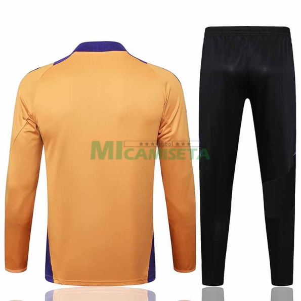 Sudadera De Entrenamiento Real Madrid 2024/2025 Kit Naranja/Morado