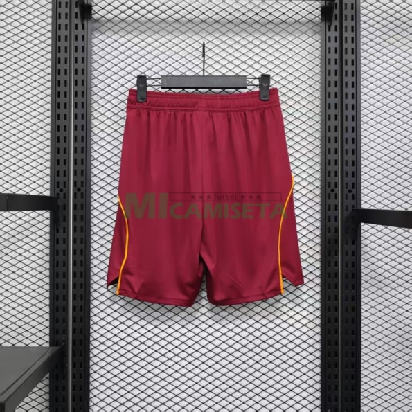 Pantalón Corto AS Roma Primera Equipación 2025/2026 Rojo (EDICIÓN JUGADOR)