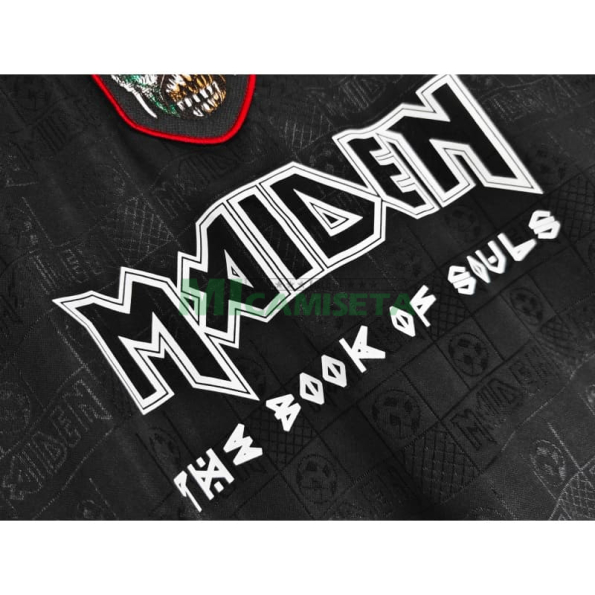 Camiseta West Ham United x Iron Maiden Equipación Retro 2016 Negro