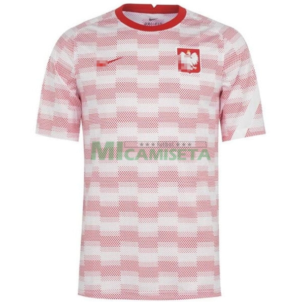 Camiseta de Entrenamiento Polonia 2021 Rosa/Blanco