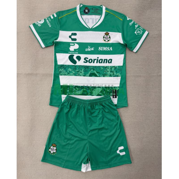 Camiseta Santos Laguna Primera Equipación 2025/2026 Verde/Blanco