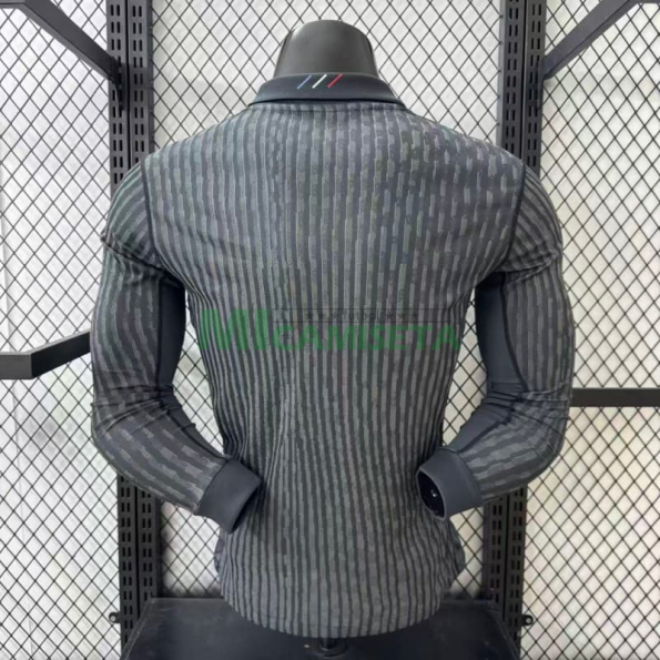 Camiseta PSG Cuarta Equipación 2025/2026 ML Negro (EDICIÓN JUGADOR)