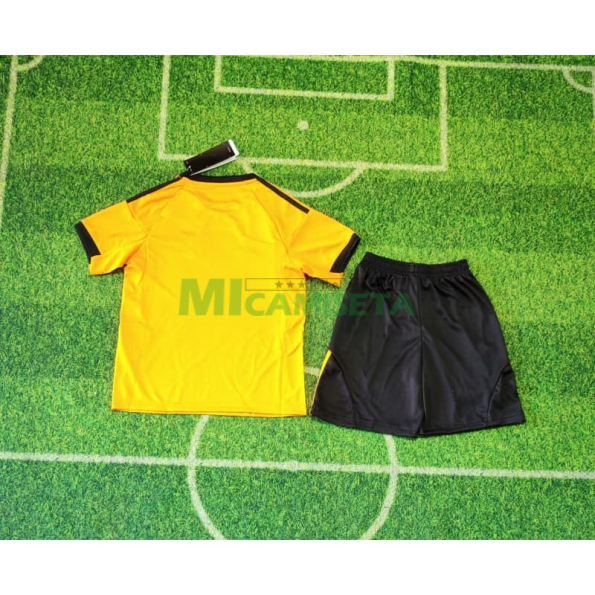 Camiseta AS Roma Segunda Equipación 2025/2026 Naranja Niño Kit