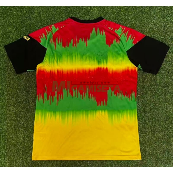 Camiseta Jamaica x Bob Marley 2026 Primera Equipación Verde/Rojo/Amarillo