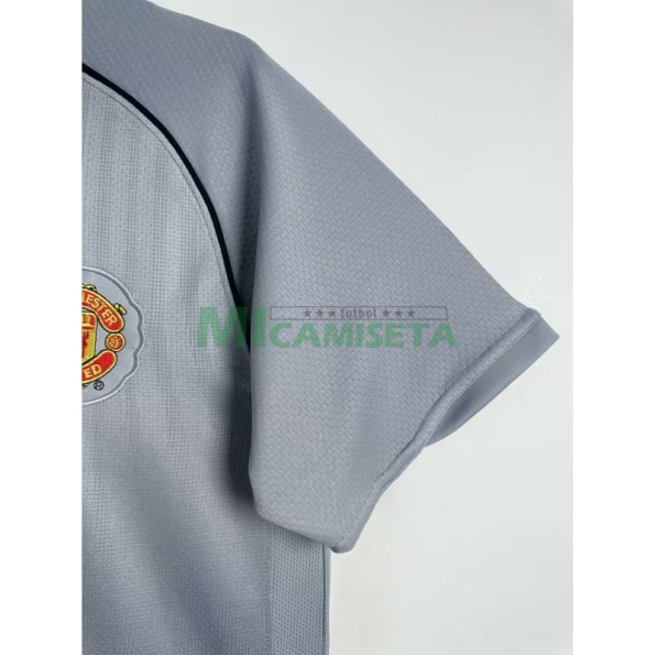 Camiseta De Portero Manchester United Retro 2007/08 Gris