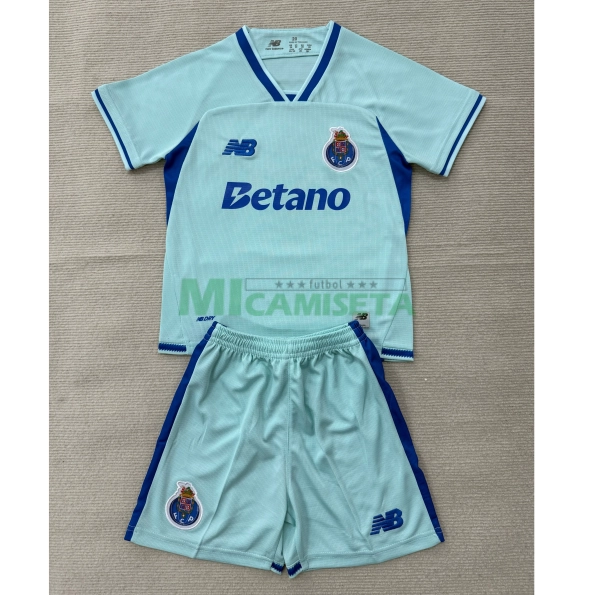 Camiseta Porto Tercera Equipación 2026/2027 Azul Cielo Niño Kit