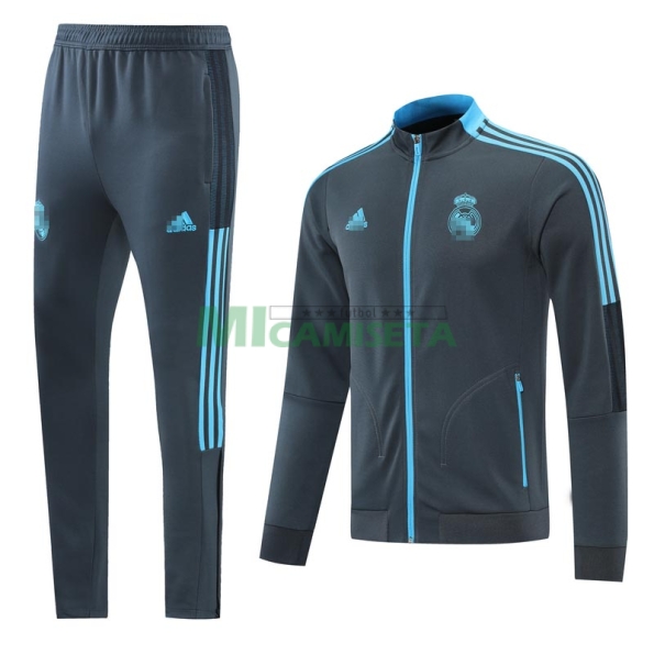 Chandal Real Madrid 2021/2022 Cuello Alto Gris