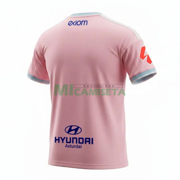 Camiseta Real Oviedo Segunda Equipación 2026/2027 Rosa con Parche La Liga