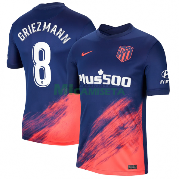 Camiseta Griezmann 8 Atlético de Madrid Segunda Equipación2021/2022