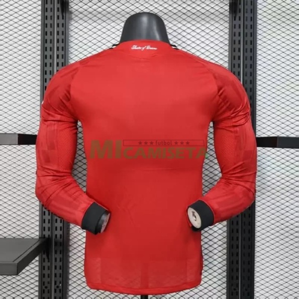 Camiseta Manchester United Primera Equipación 2025/2026 ML Rojo (EDICIÓN JUGADOR)