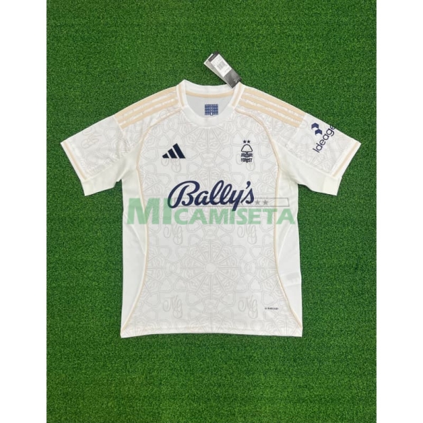 Camiseta Nottingham Forest Segunda Equipación 2025/2026 Blanco