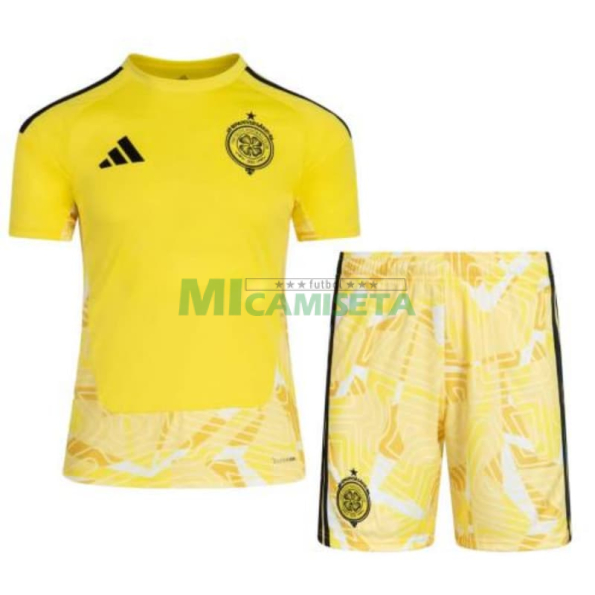 Camiseta de Portero Celtic Primera Equipación 2026/2027 Amarillo Niño Kit
