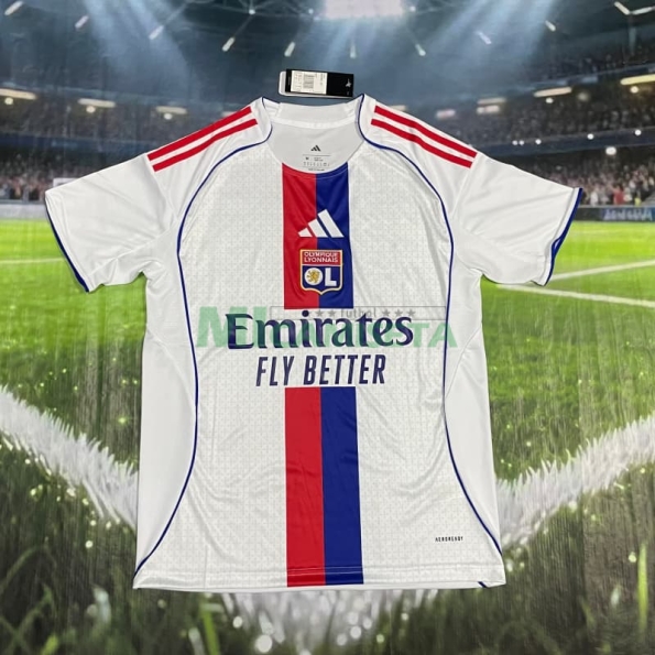 Camiseta Olympique De Lyon Primera Equipación 2025/2026 Blanco
