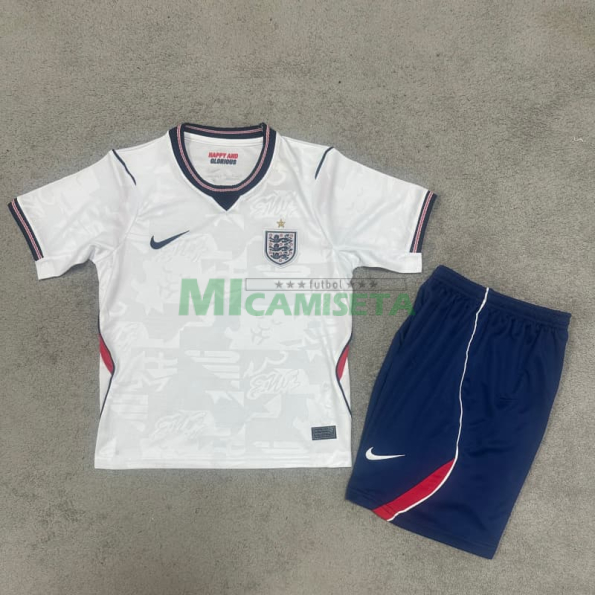 Camiseta Inglaterra 2026 Blanco Niño Kit