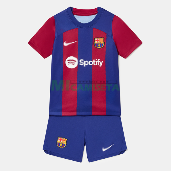 Camiseta Barcelona Primera Equipación 2023/2024 Niño Kit