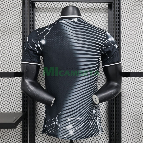 Camiseta Real Madrid 2024/2025 Negro/Blanco/Gris (EDICIÓN JUGADOR)