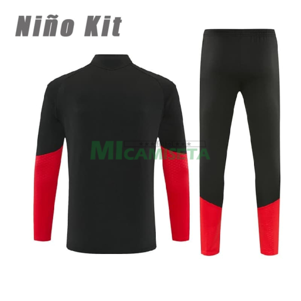 Sudadera de Entrenamiento Alemania 2026 Niño Kit Negro
