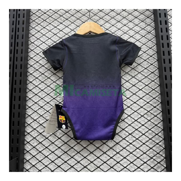 Camiseta Barcelona Segunda Equipación 2026/2027 Negro/Morado Baby