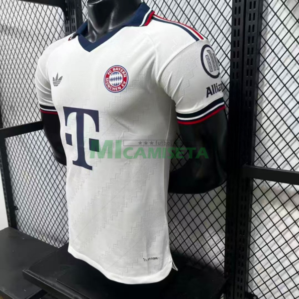 Camiseta Bayern Múnich Segunda Equipación 2026/2027 Blanco (EDICIÓN JUGADOR)